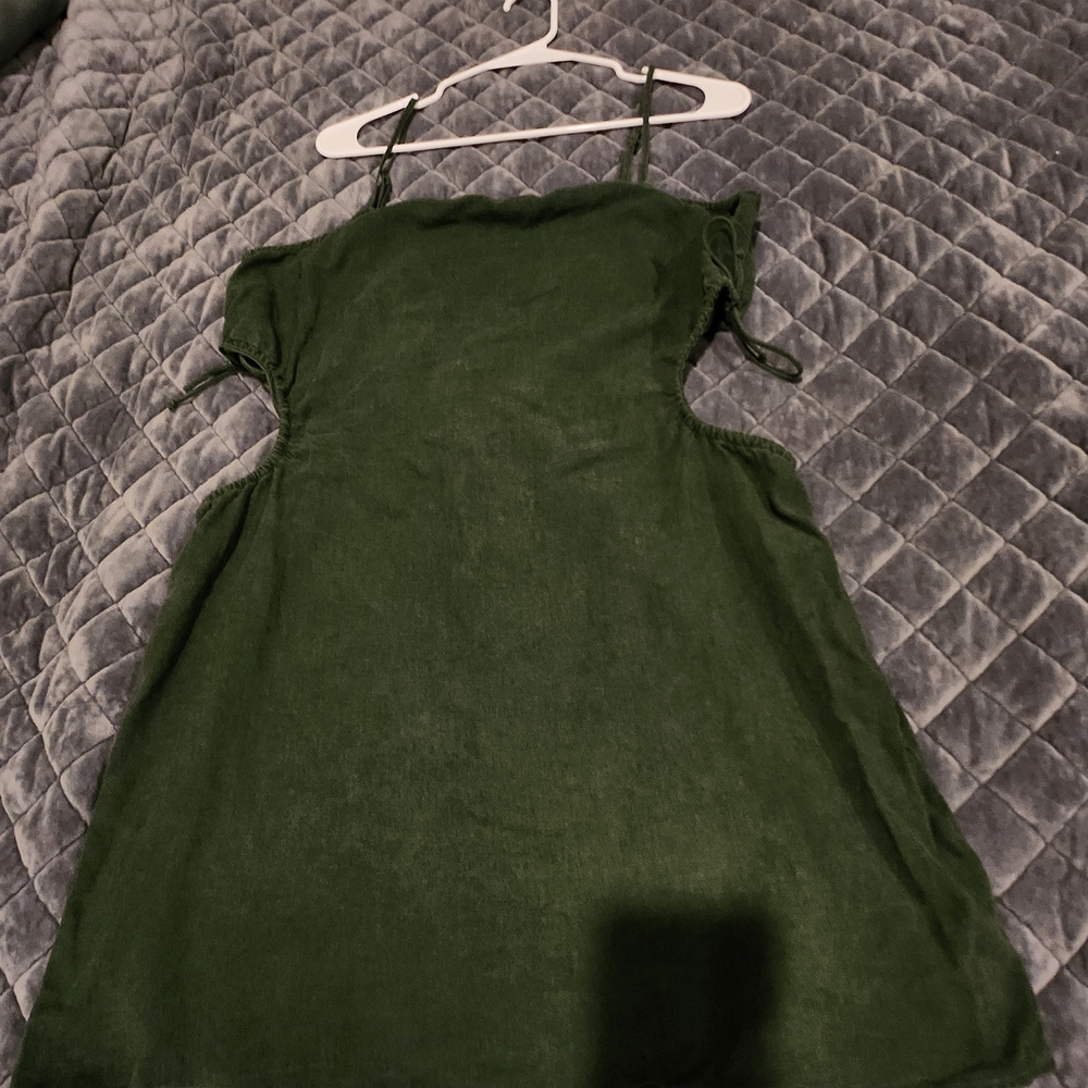 Aerie Juniors Casual Dress in Deep Green Size XL